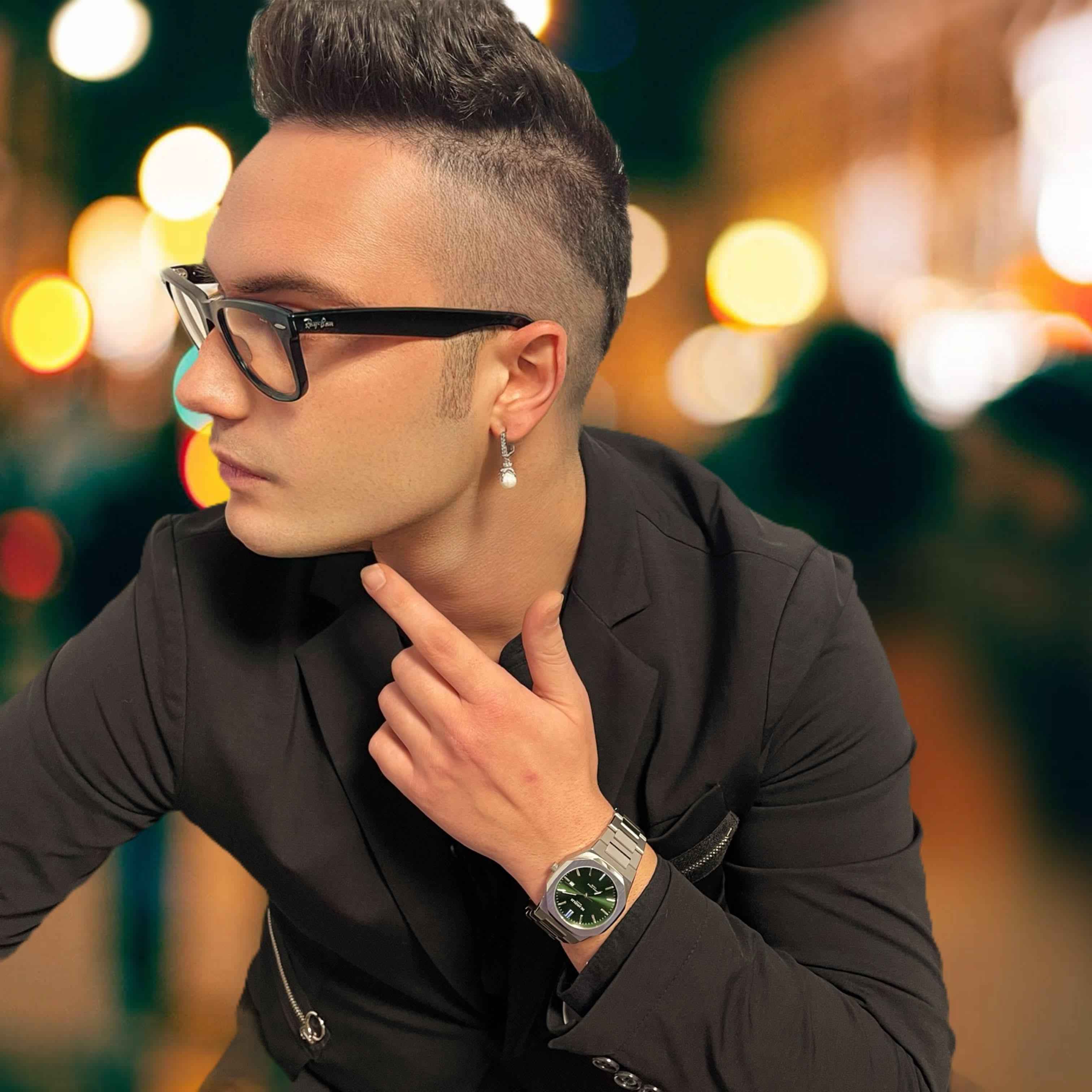 De Angelis Ocean Silver Verde Sunray - De Angelis Milano