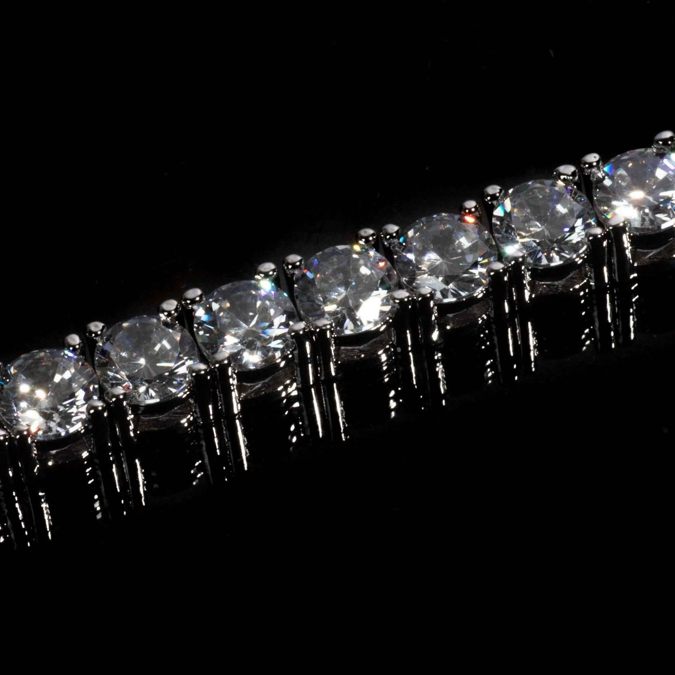 Collana Tennis Luxury Rhodium - Preziosi Milano