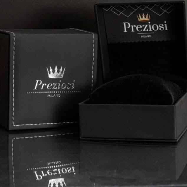 Bracciale Ice Square Luxury Rhodium - Preziosi Milano
