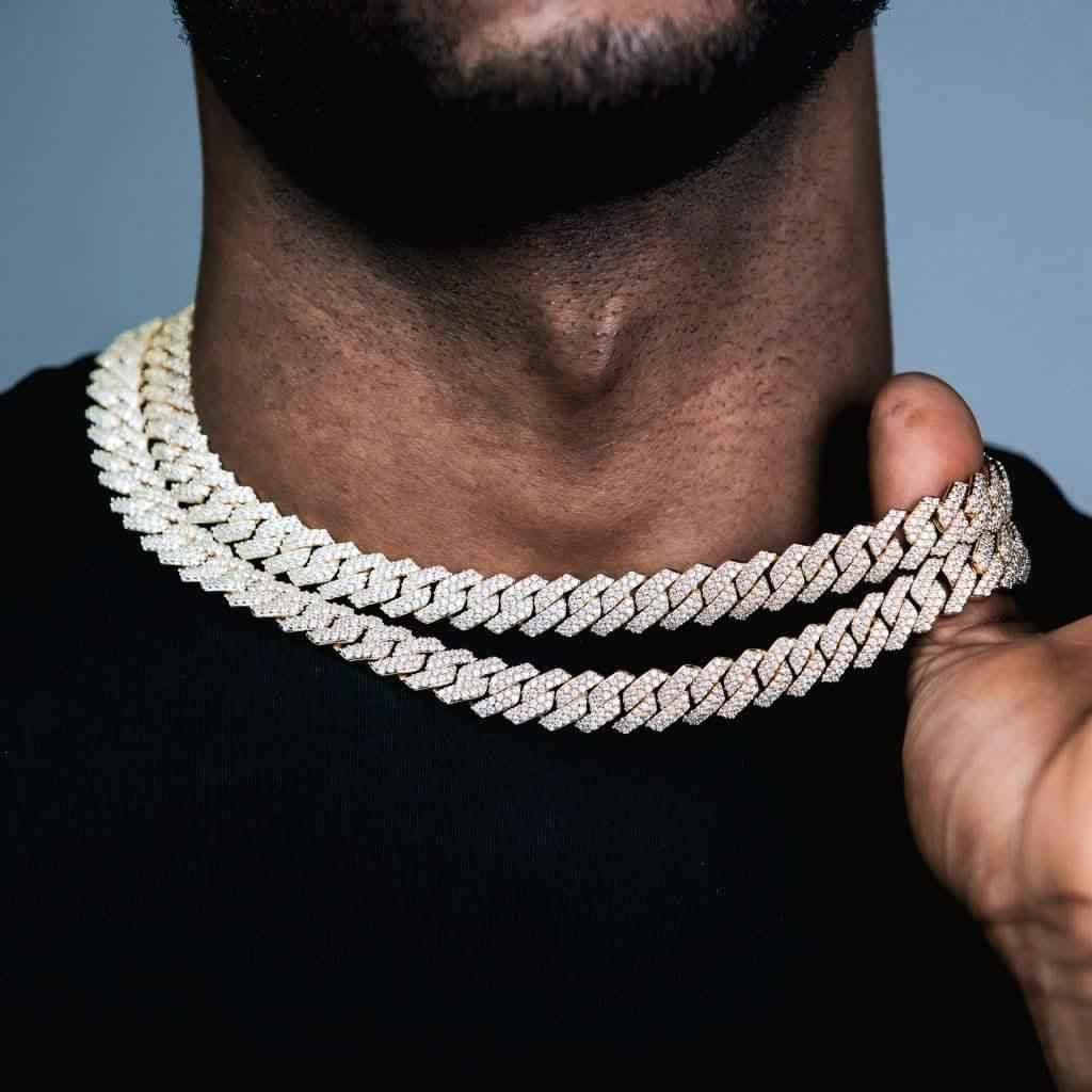 Collana Ice Trap Luxury Gold 14mm - Preziosi Milano