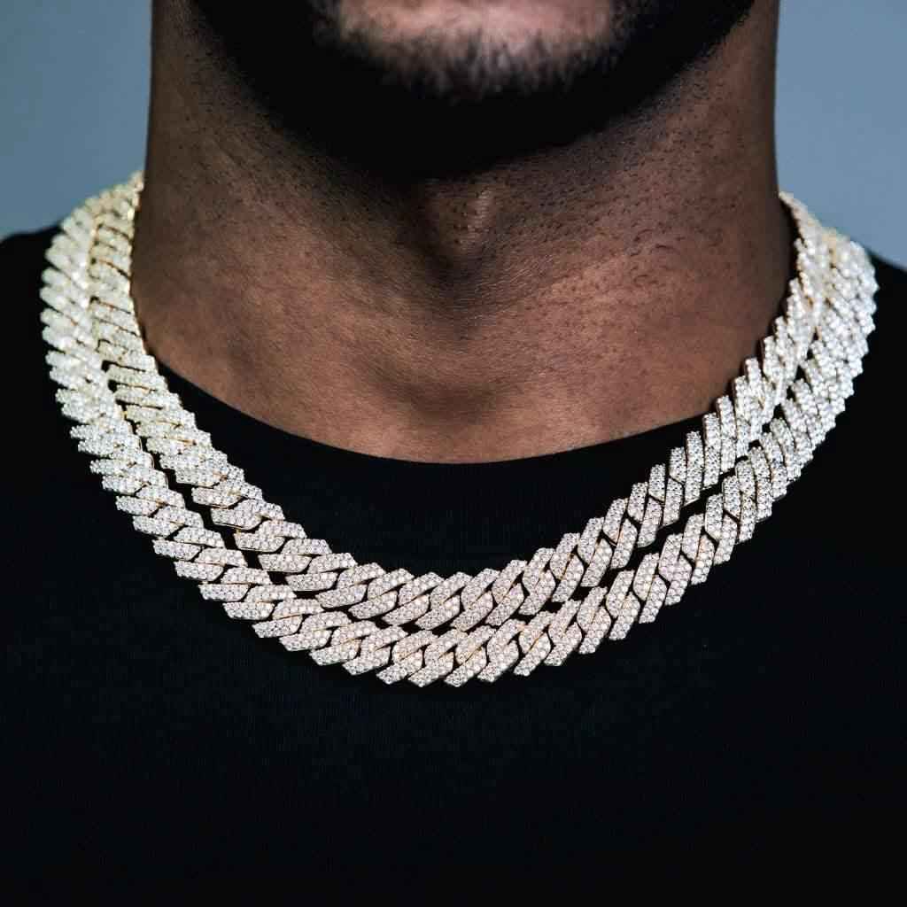 Collana Ice Trap Luxury Gold 14mm - Preziosi Milano