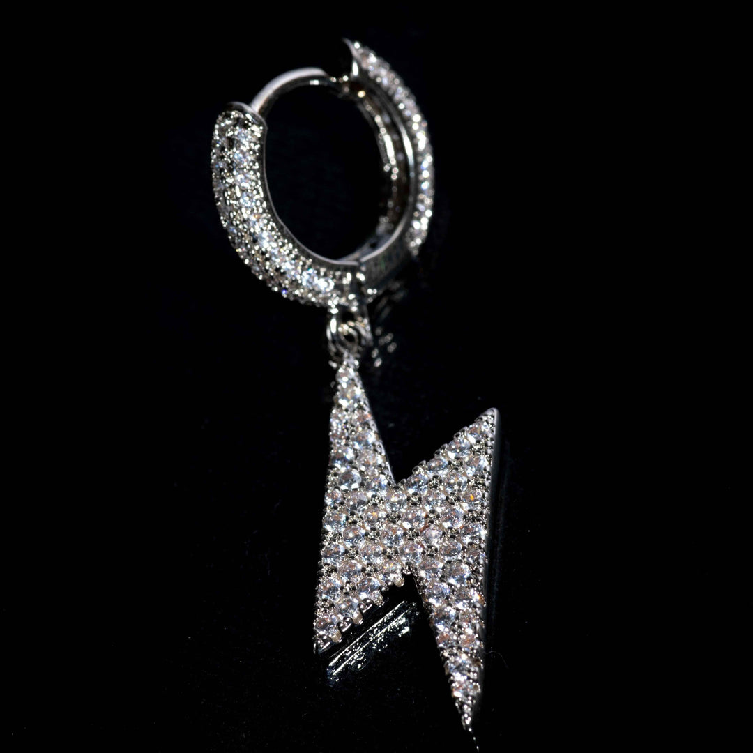 Orecchini Fulmine Luxury Rhodium - Preziosi Milano