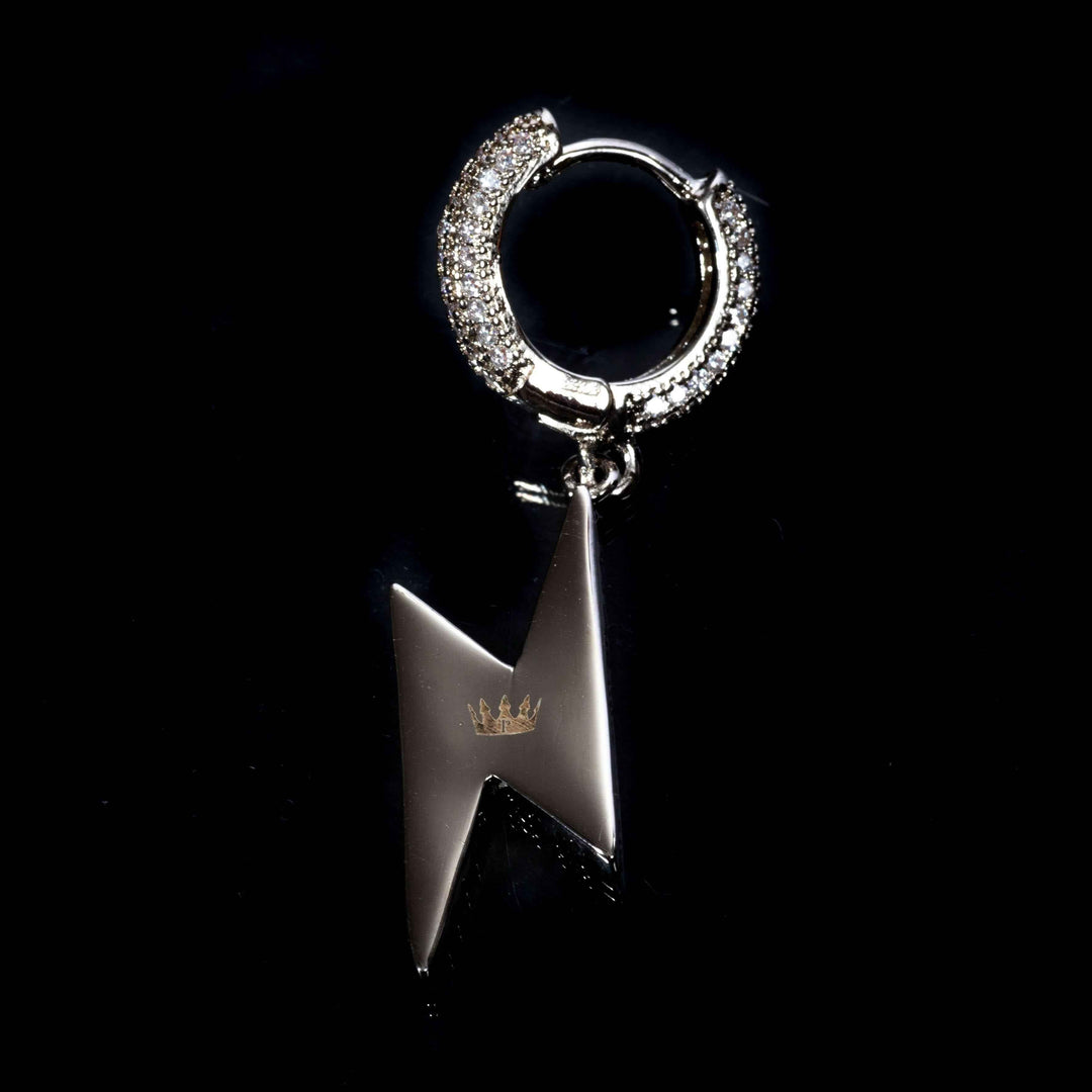 Orecchini Fulmine Luxury Rhodium - Preziosi Milano