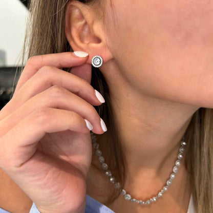 Orecchini Cristal Acciaio - Preziosi Milano 