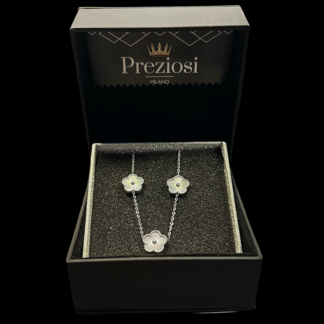 Collana Silver Flower - Preziosi Milano 