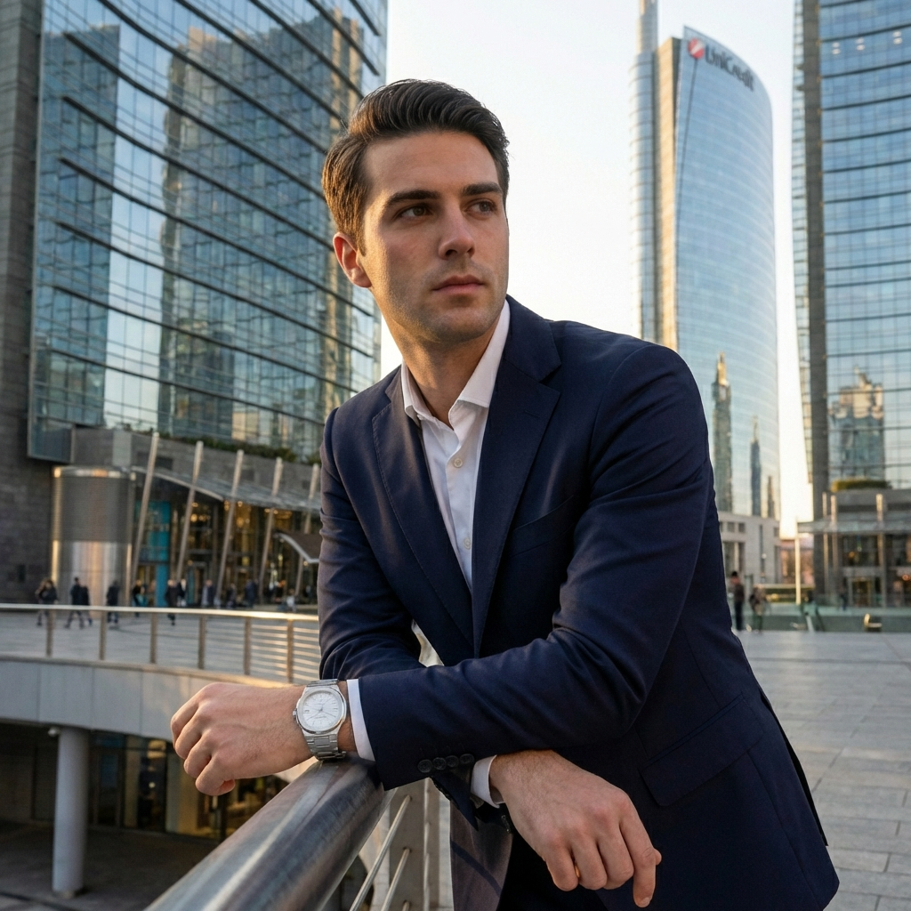 De Angelis Atlantic Silver Bianco Sunray