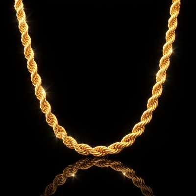 Collana Treccia Oro
