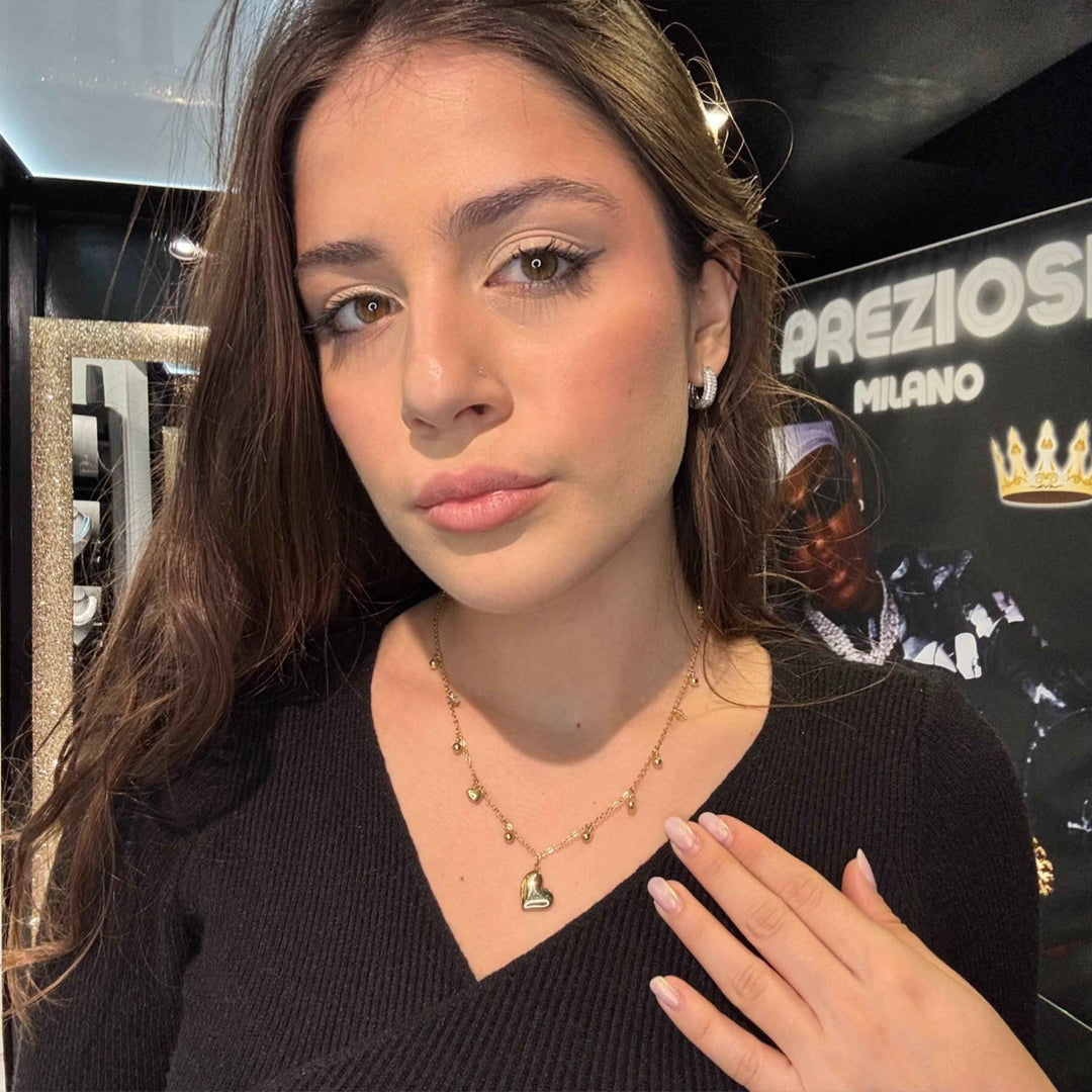 Collana Cuori Oro - Preziosi Milano 