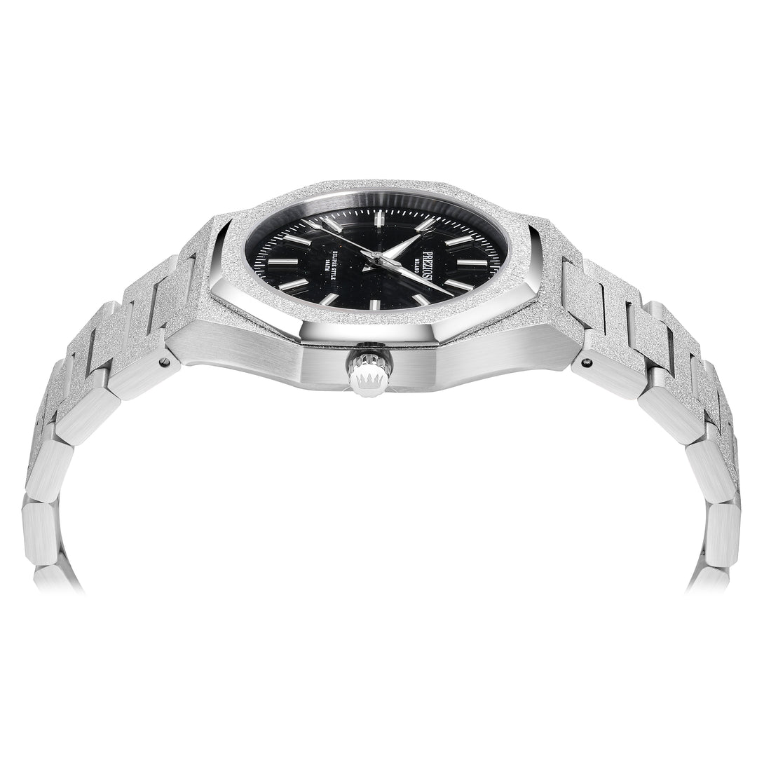 Preziosi Milano Eclipse Silver Black Stars 34mm