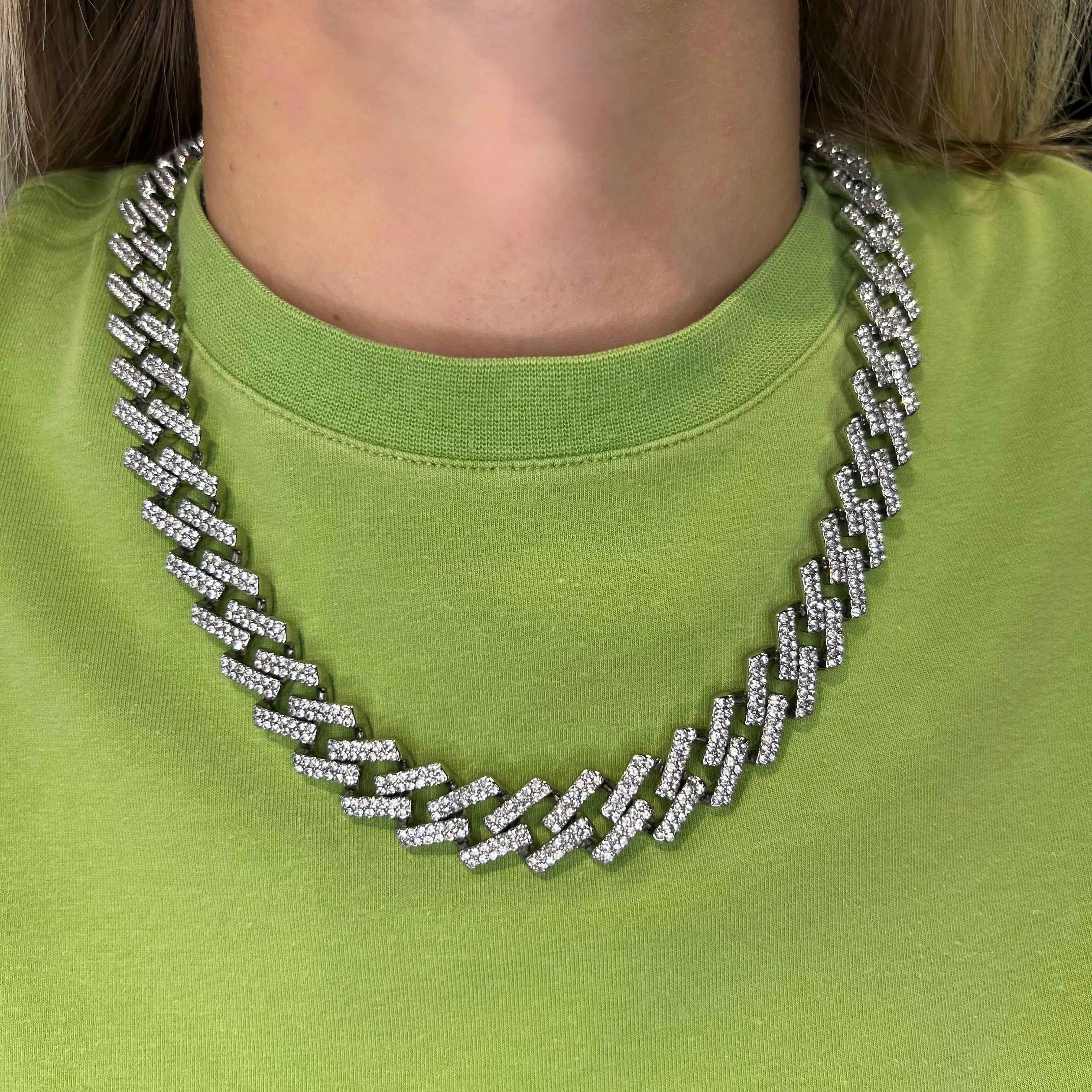 Collana Ice Trap Argento - Preziosi Milano 
