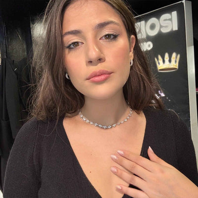 Collana Cristal Flower - Preziosi Milano 