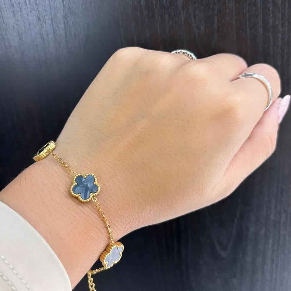 Bracciale Fiori Neri - Preziosi Milano 