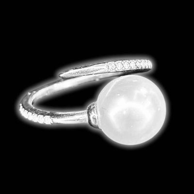 Anello Perla Argento - Preziosi Milano 