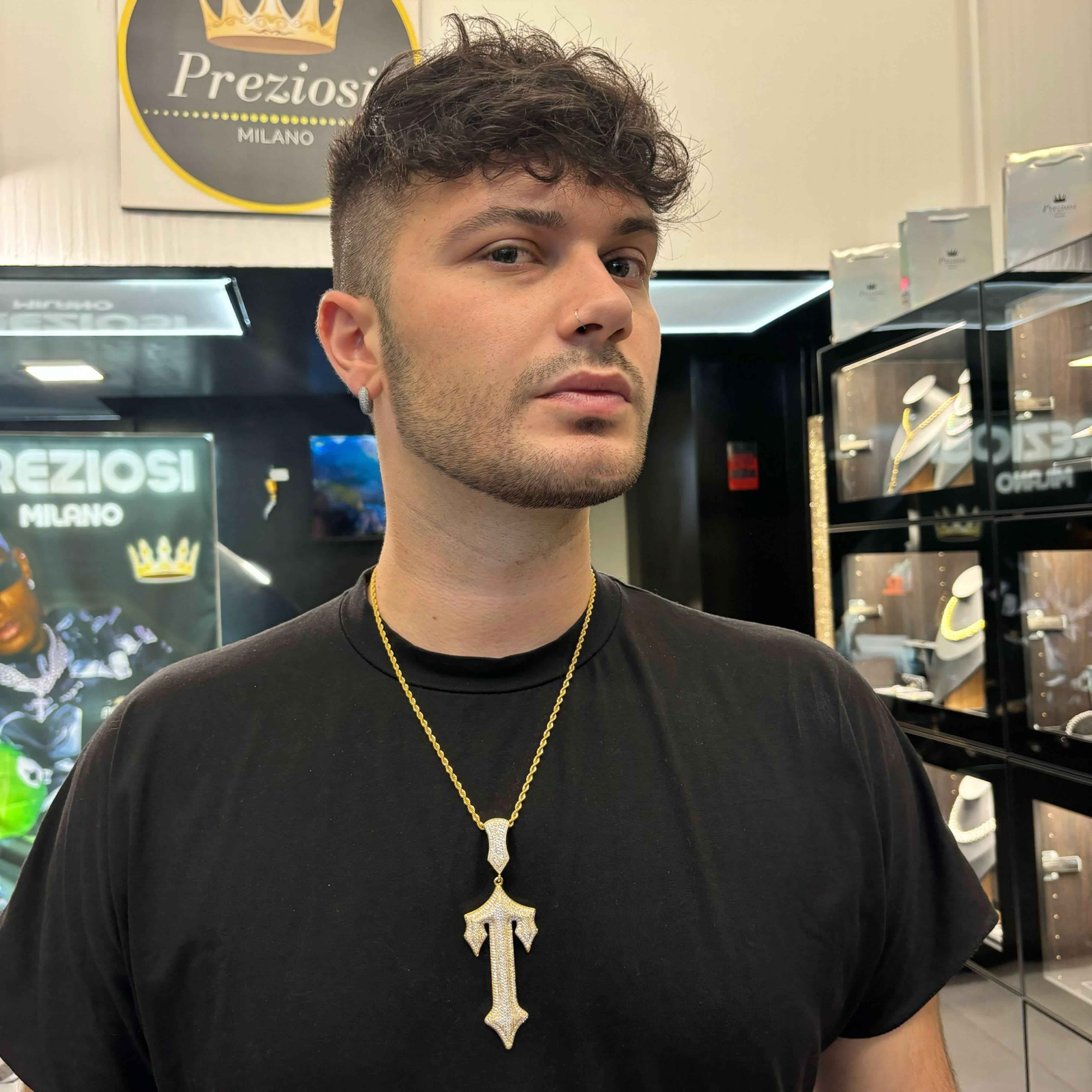 Ciondolo Big Trapstar Oro - Preziosi Milano 