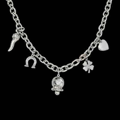 Collana Lucky Campanellino Argento