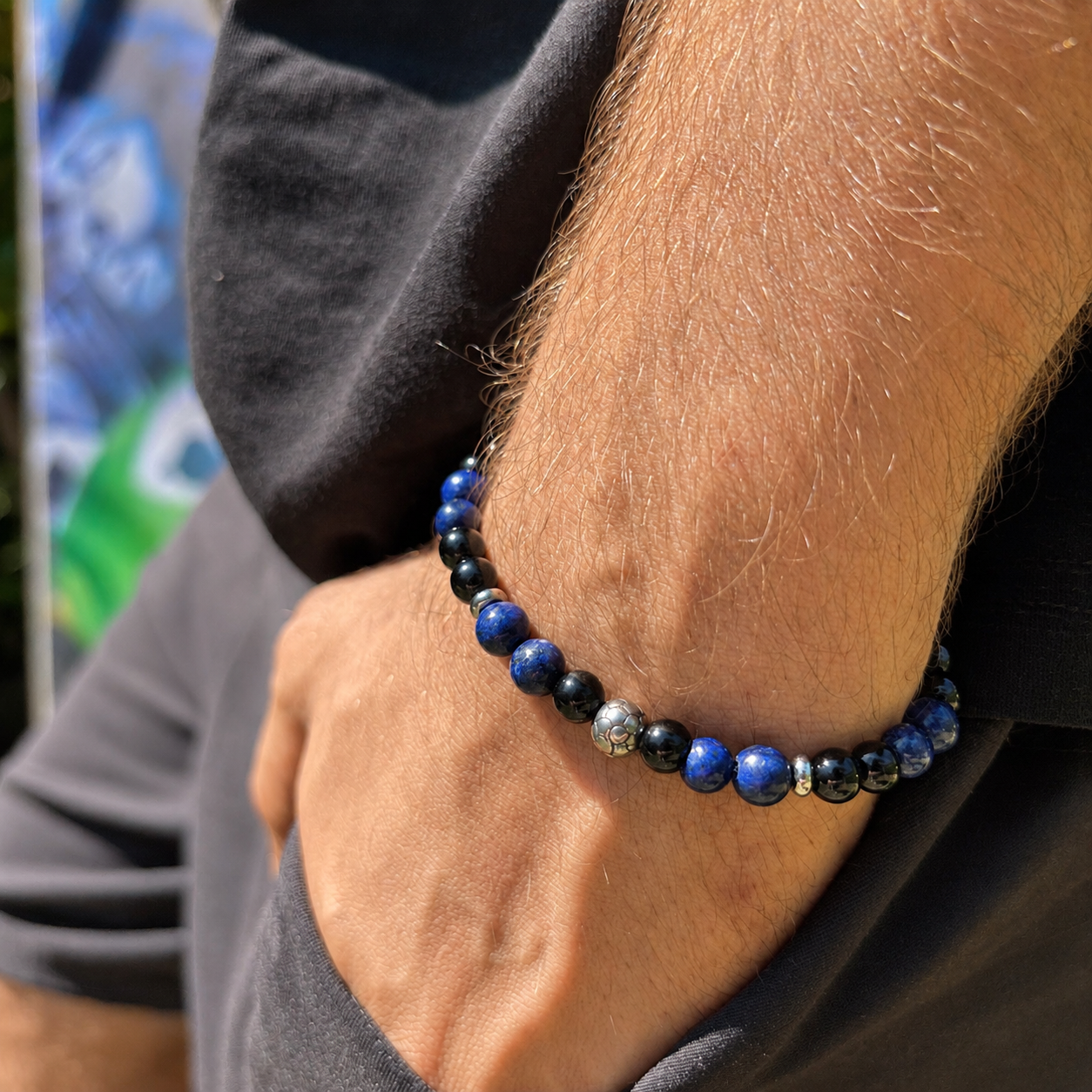Bracciale Ultras Nero azzurro