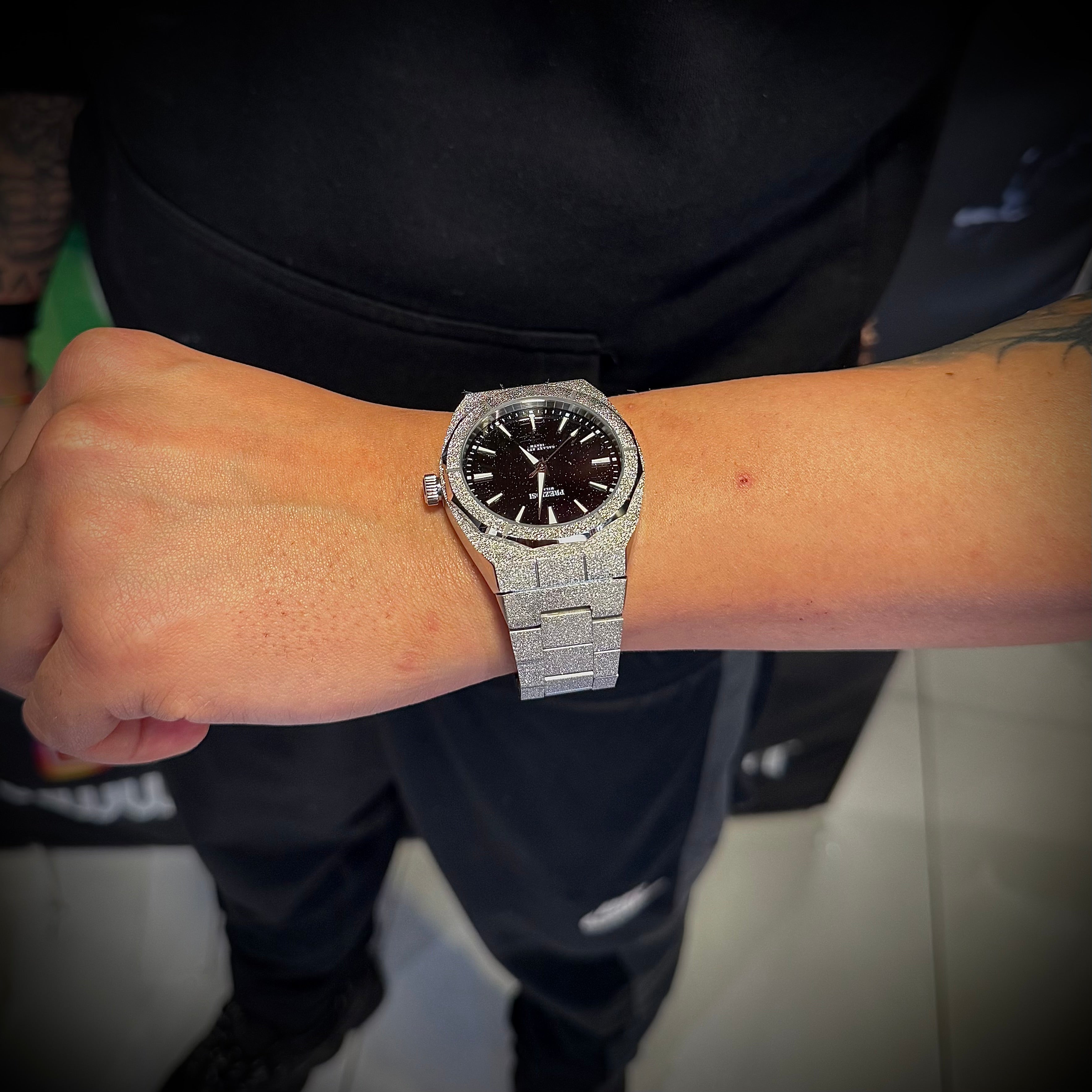 Preziosi Milano Galaxy Silver Black Stars 42mm - Preziosi Milano 