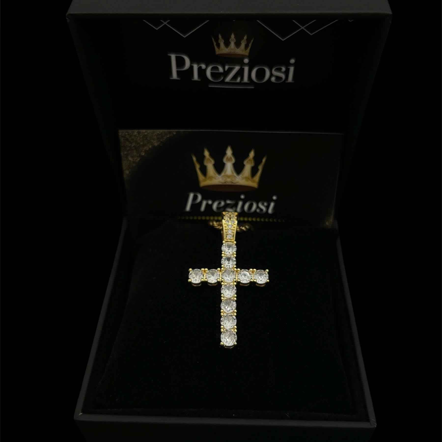 Ciondolo Cross Diamond Oro - Preziosi Milano 