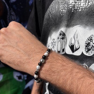 Bracciale Ultras Bianco Nero