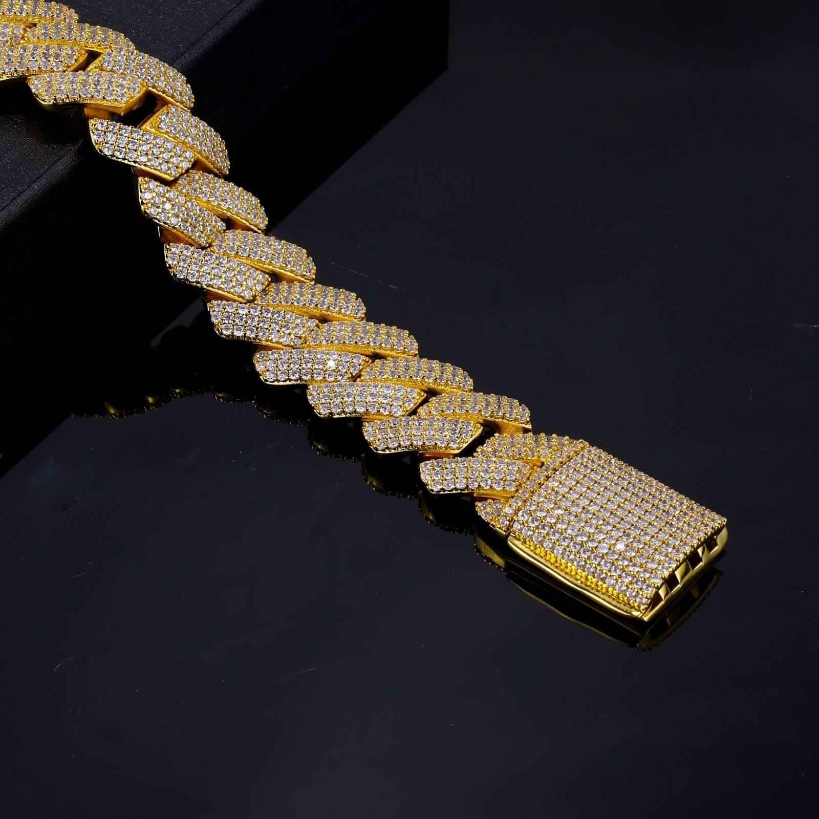 Collana Ice Trap Luxury Gold 14mm - Preziosi Milano 