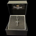 Collana Croce Gesú Crocifisso Argento - Preziosi Milano 