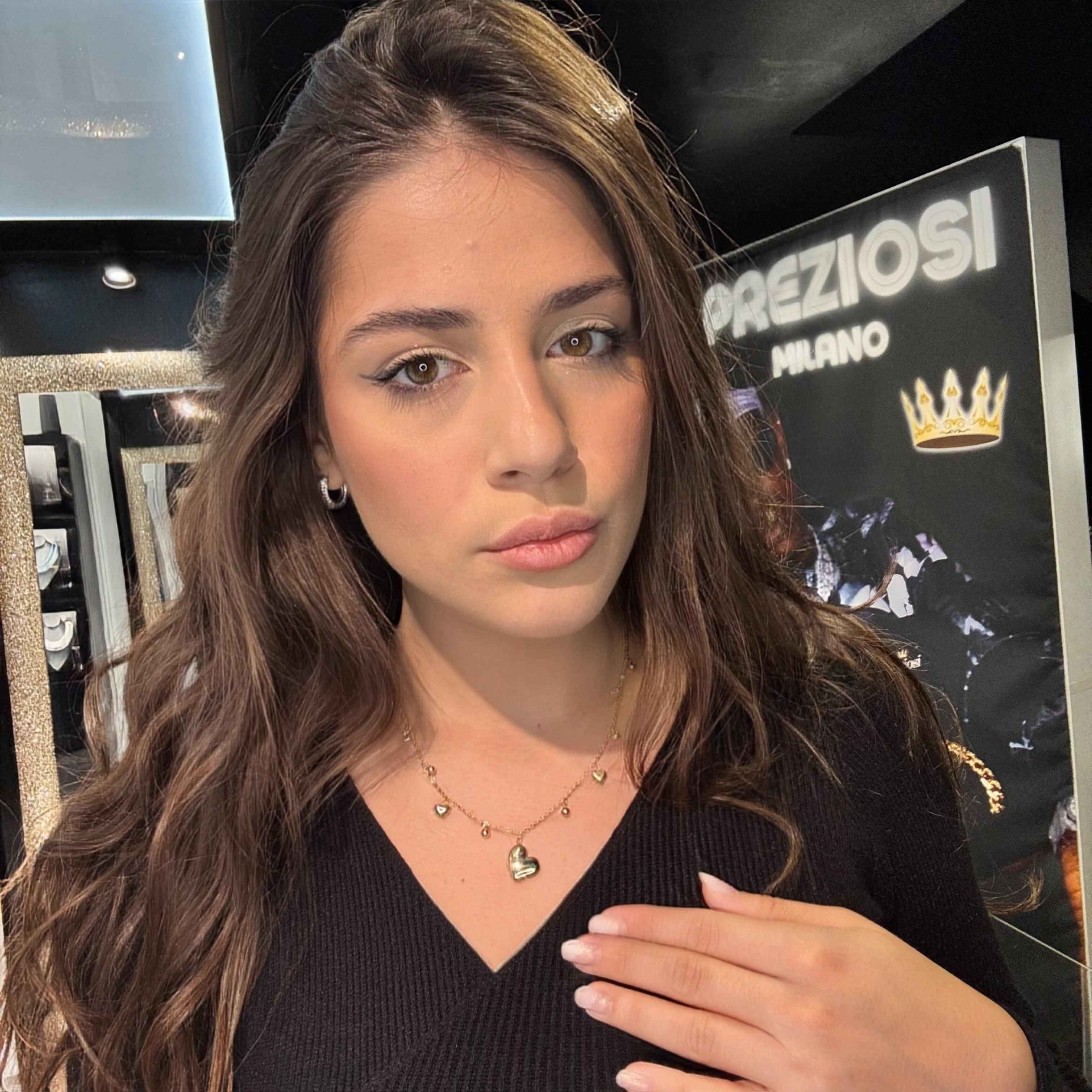 Collana Cuori Oro - Preziosi Milano 