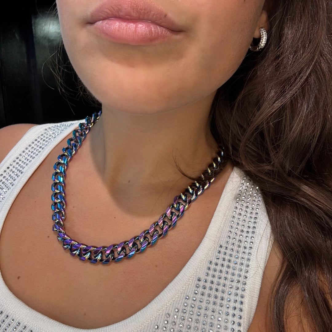 Collier cubain holographique