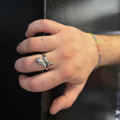Anello Serpente Argento - Preziosi Milano 