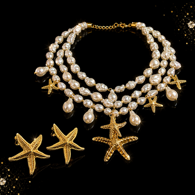 Collana Aurelia Starfall + Orecchini Aurelia Star