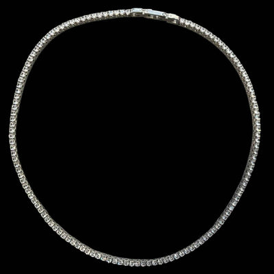 Collana Tennis Inox 3mm - Preziosi Milano 