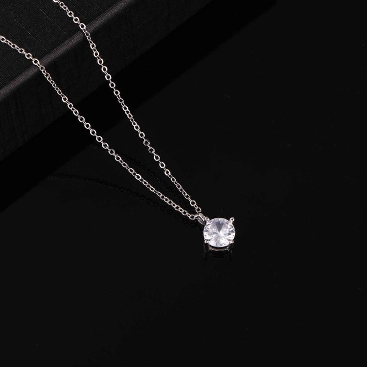 Collana Punto Luce Cristallo Argento 925 - Preziosi Milano 