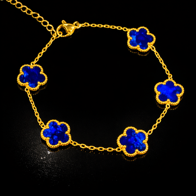 Bracciale Fiori Blu