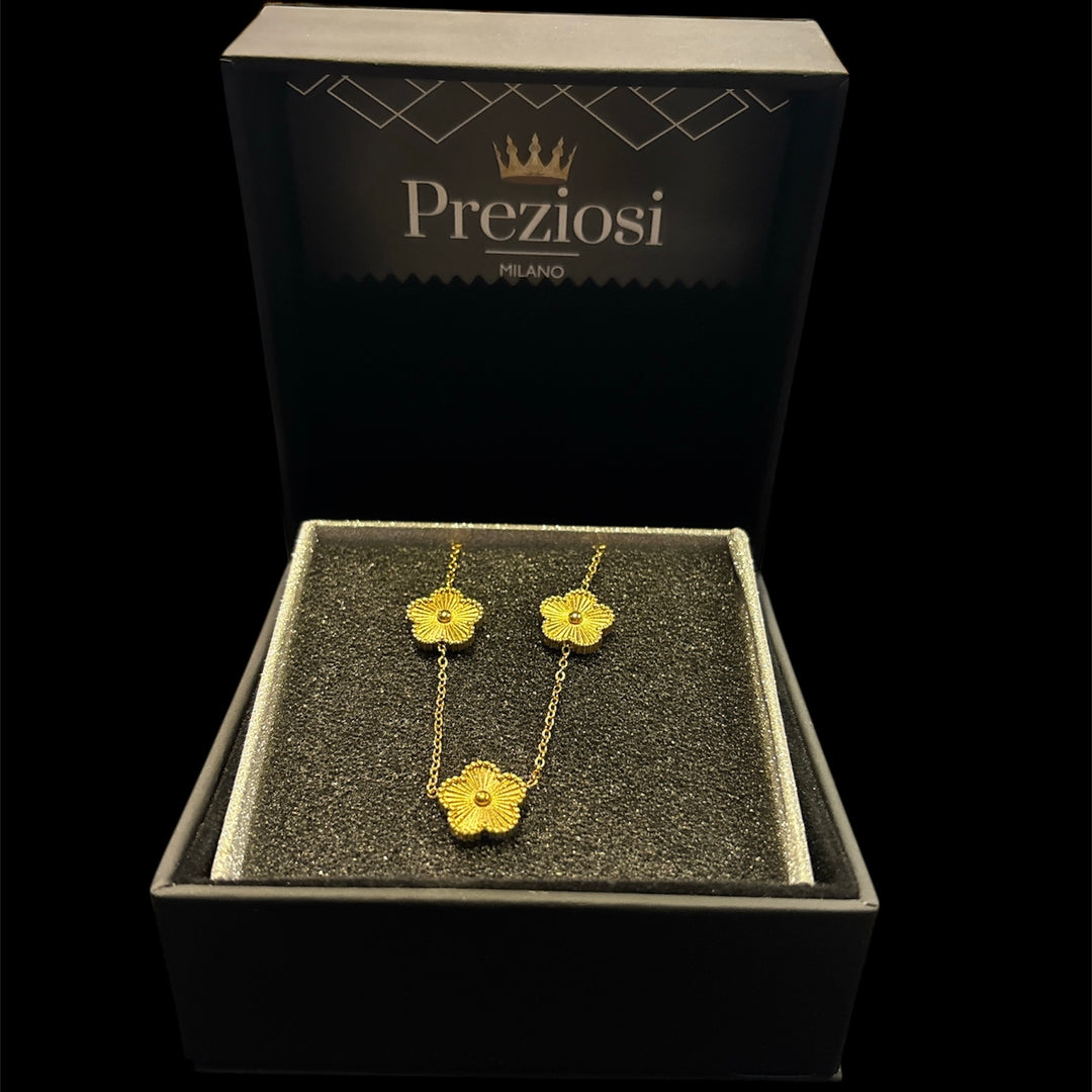 Collana Golden Flower - Preziosi Milano 