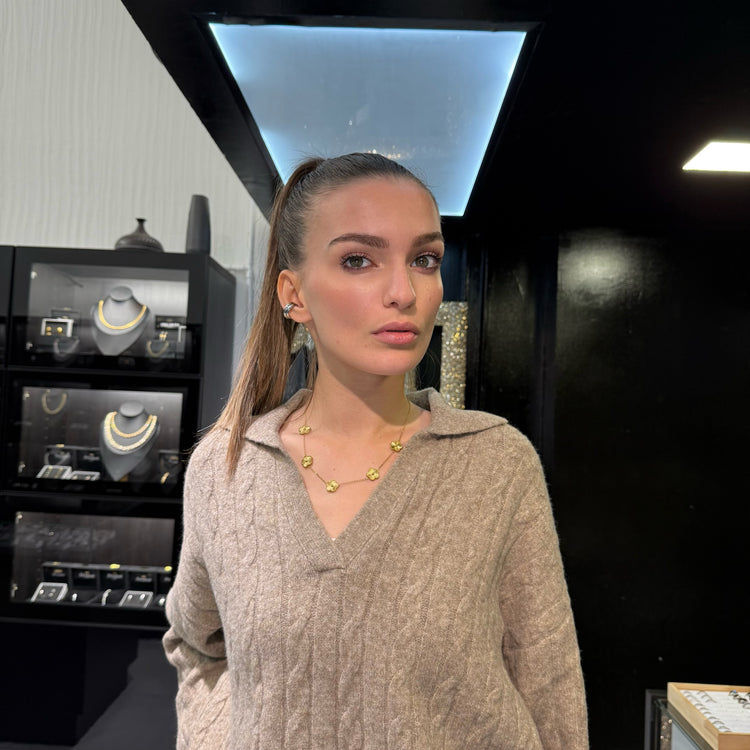 Collana Golden Flower - Preziosi Milano 