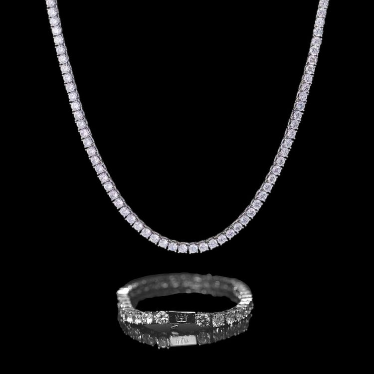 Bracciale Tennis + Collana Tennis Luxury - Preziosi Milano 