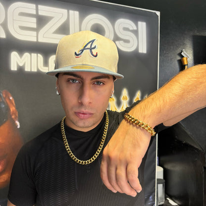 Collana + Bracciale Groumette Oro - Preziosi Milano 