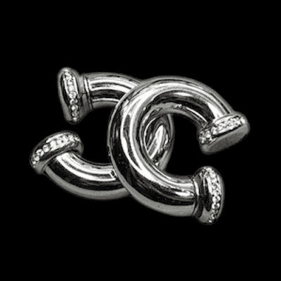 Cuff/Orecchini Argento Doppio Uso - Preziosi Milano 