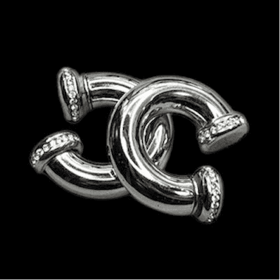 Cuff/Orecchini Argento Doppio Uso - Preziosi Milano 