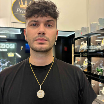 Ciondolo Bitcoin - Preziosi Milano 