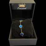 Bracciale Fiori Blu - Preziosi Milano 