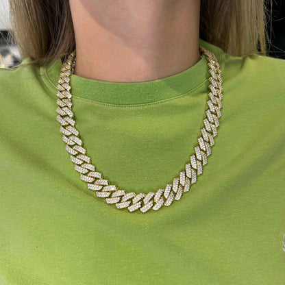 Collana Ice Trap Luxury 14mm Oro - Preziosi Milano 