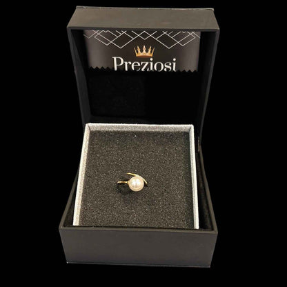 Anello Perla Oro - Preziosi Milano 