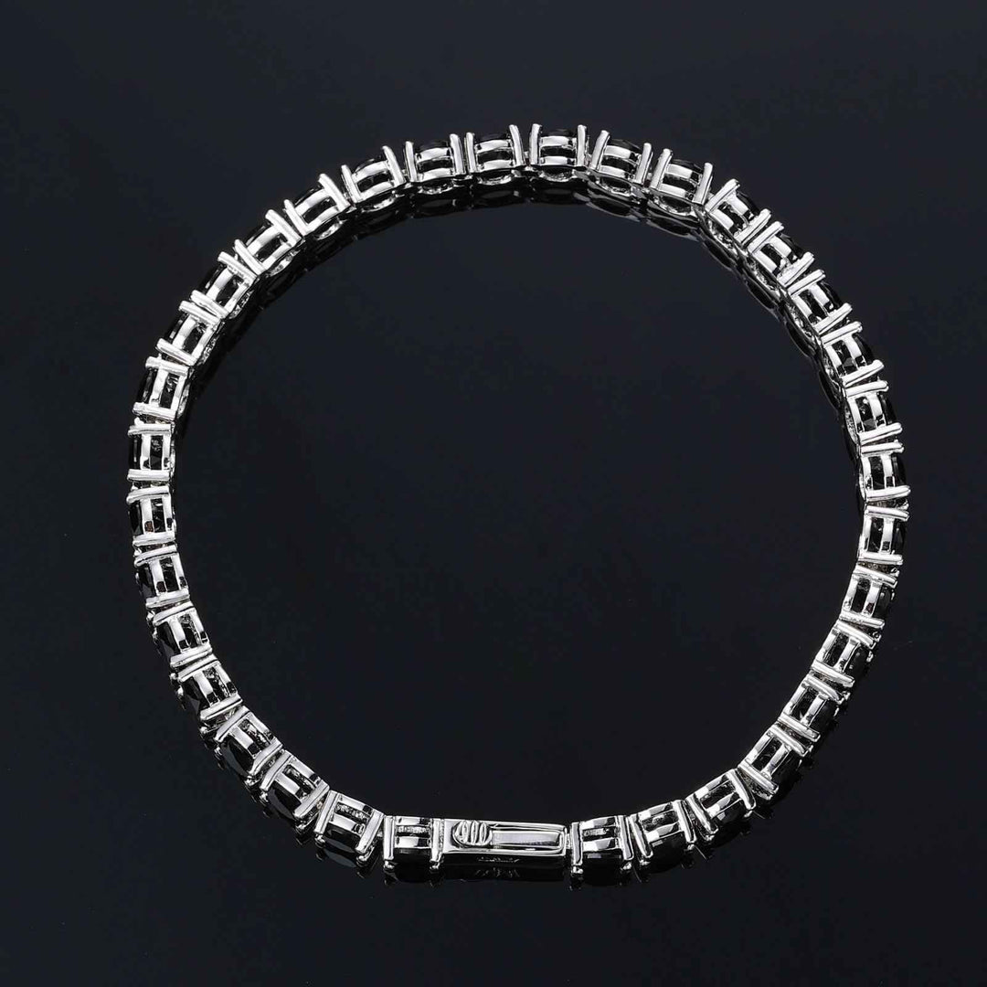 Bracciale Tennis Luxury Nero - Preziosi Milano 