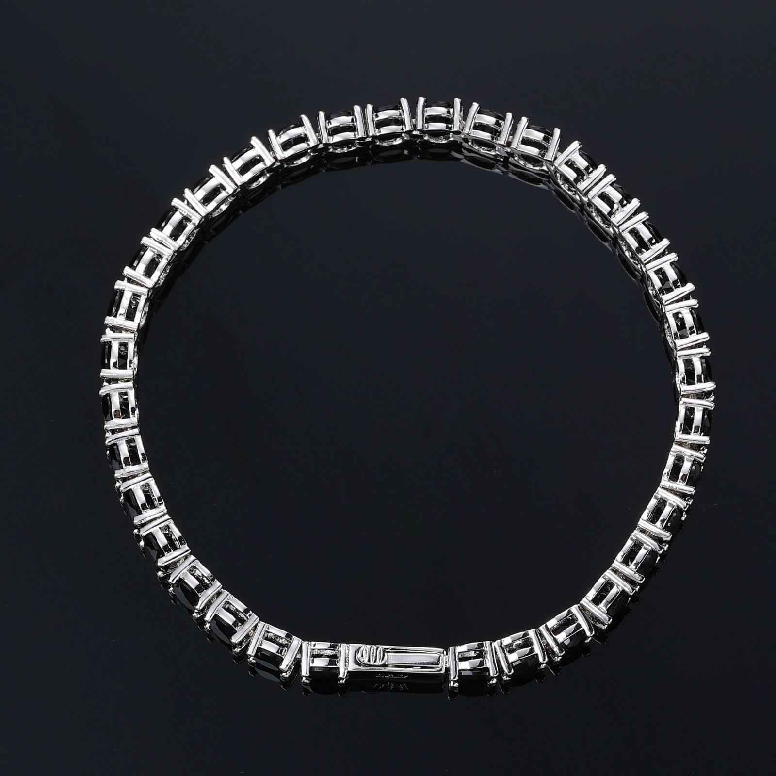 Bracciale Tennis Luxury Nero - Preziosi Milano 