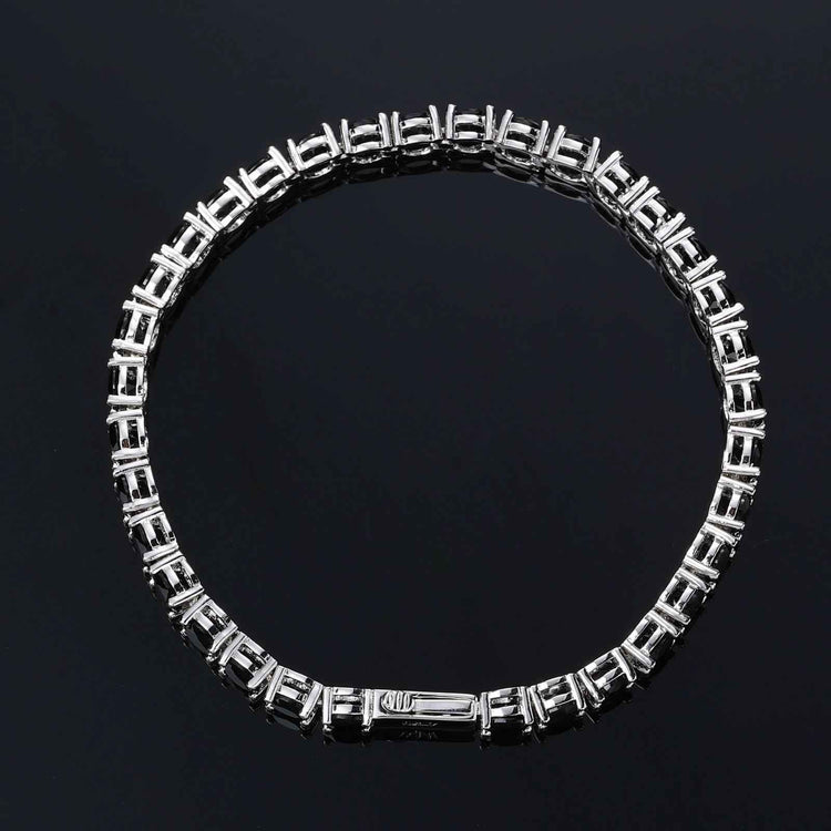 Bracciale Tennis Luxury Nero - Preziosi Milano 