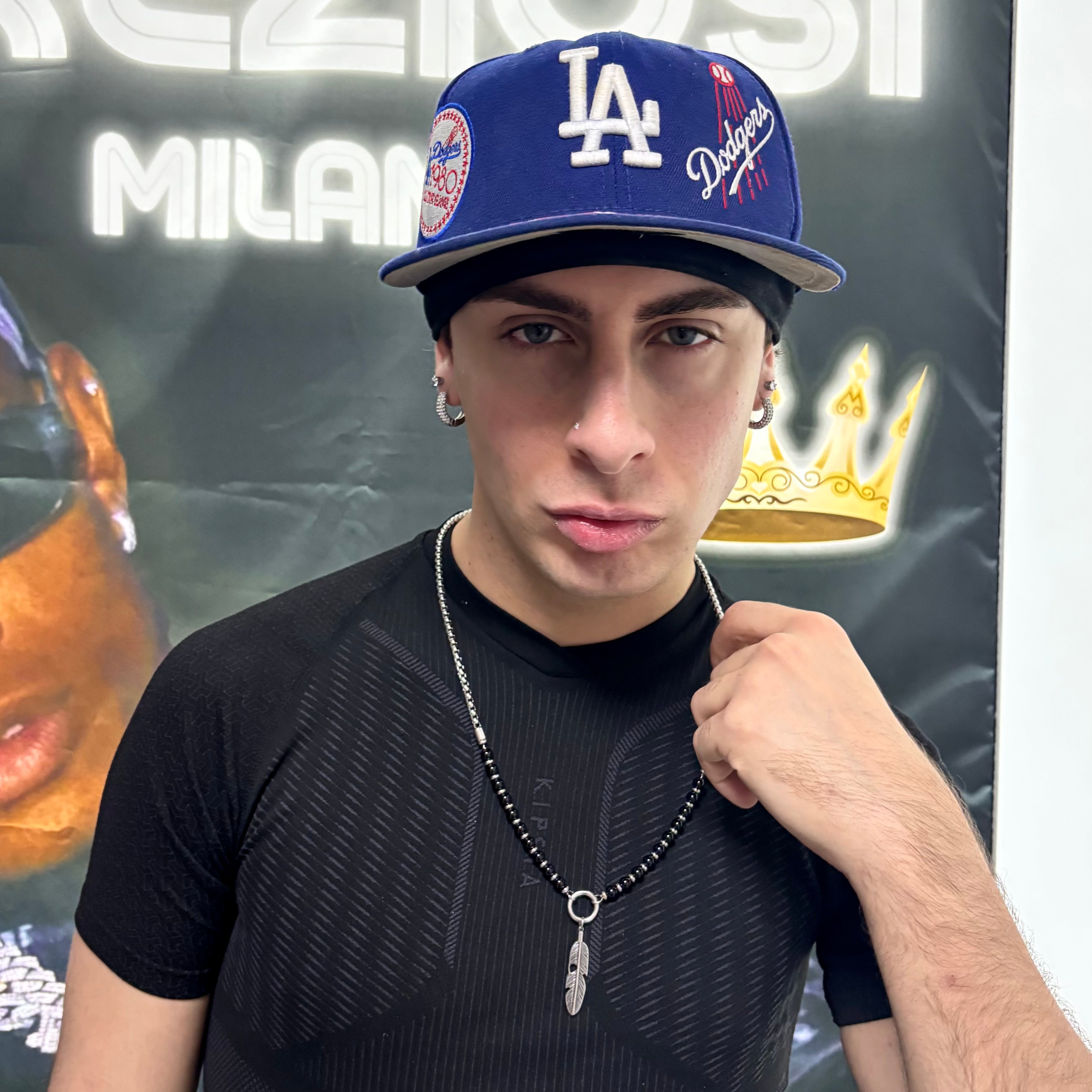 Collana Midnight Feather