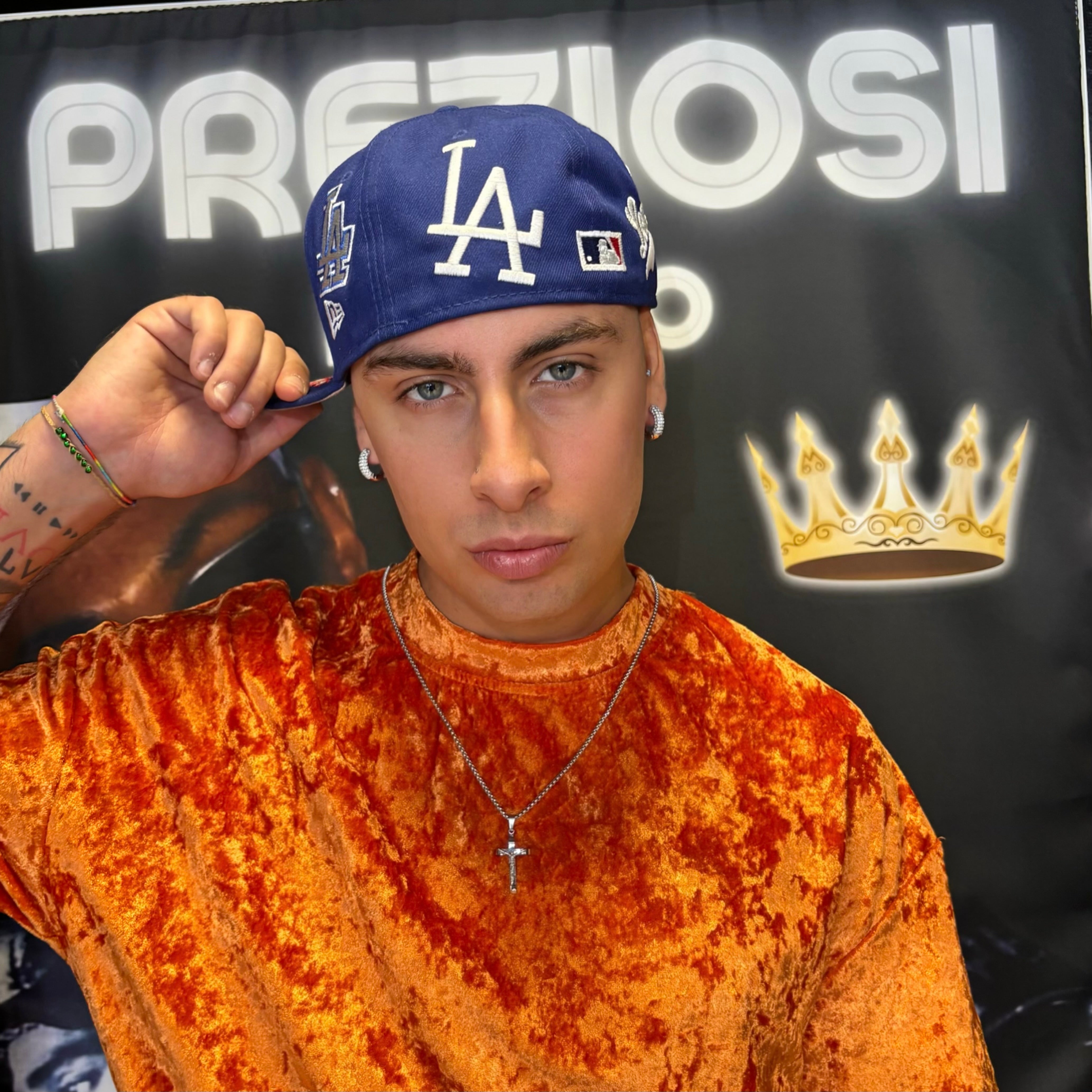Collana Croce Gesú Crocifisso Argento - Preziosi Milano 