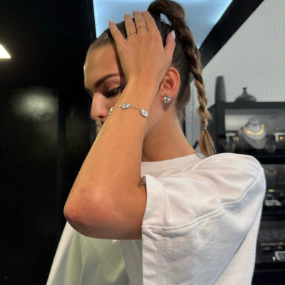 Orecchini Silver Flower - Preziosi Milano 