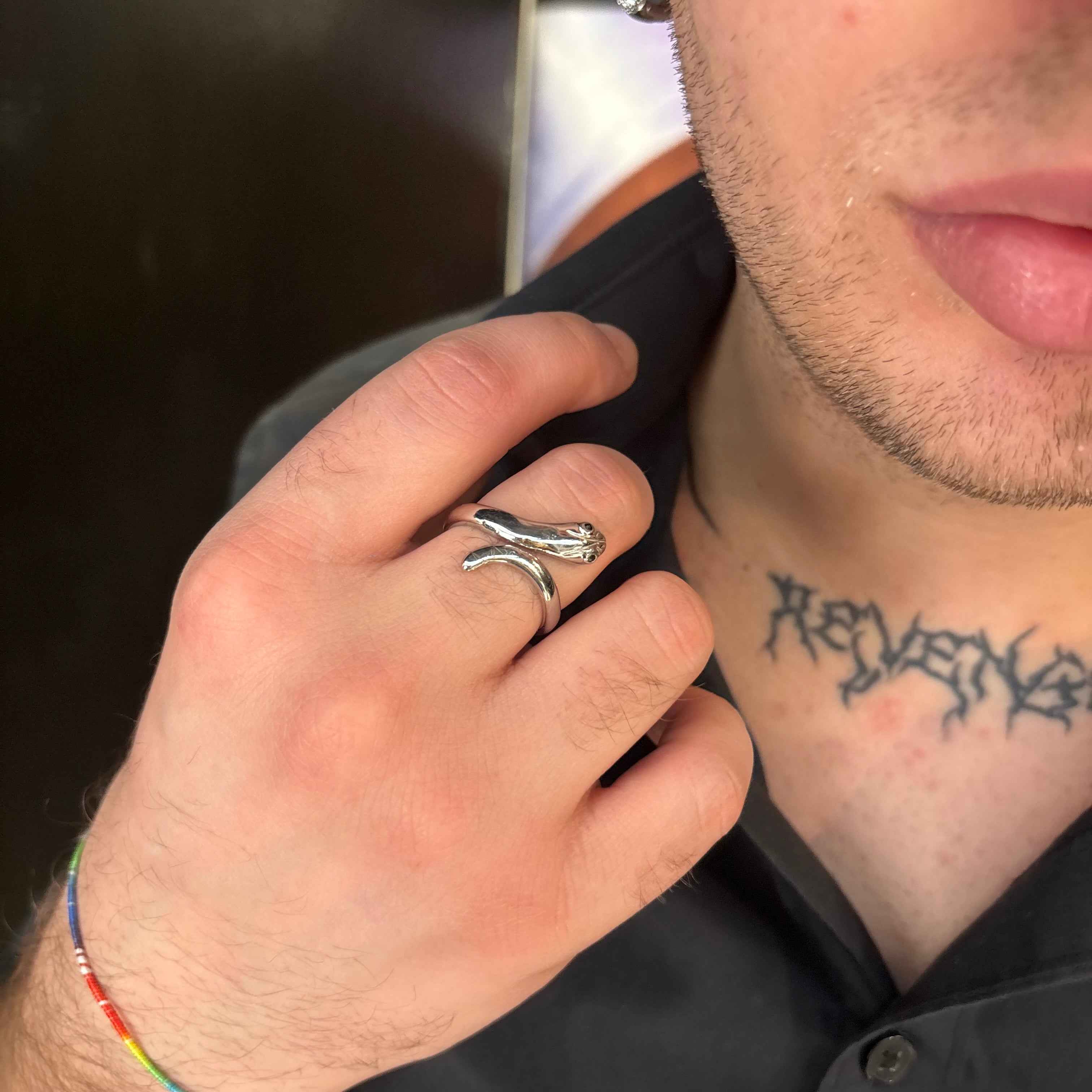 Anello Serpente Argento - Preziosi Milano 