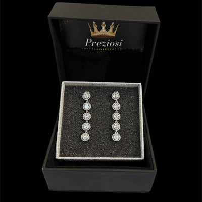 Orecchini Cristal Pendenti - Preziosi Milano 